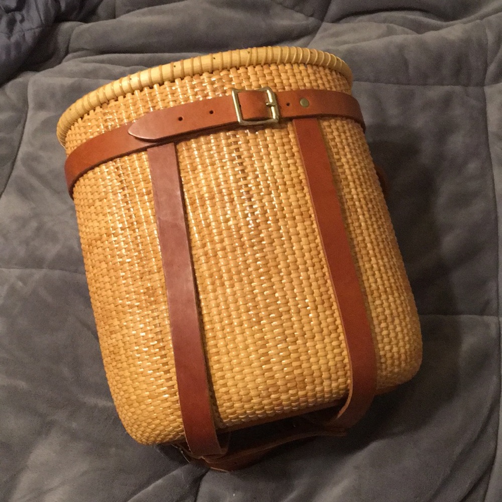 Hand Woven Nantucket Basket Back Pack